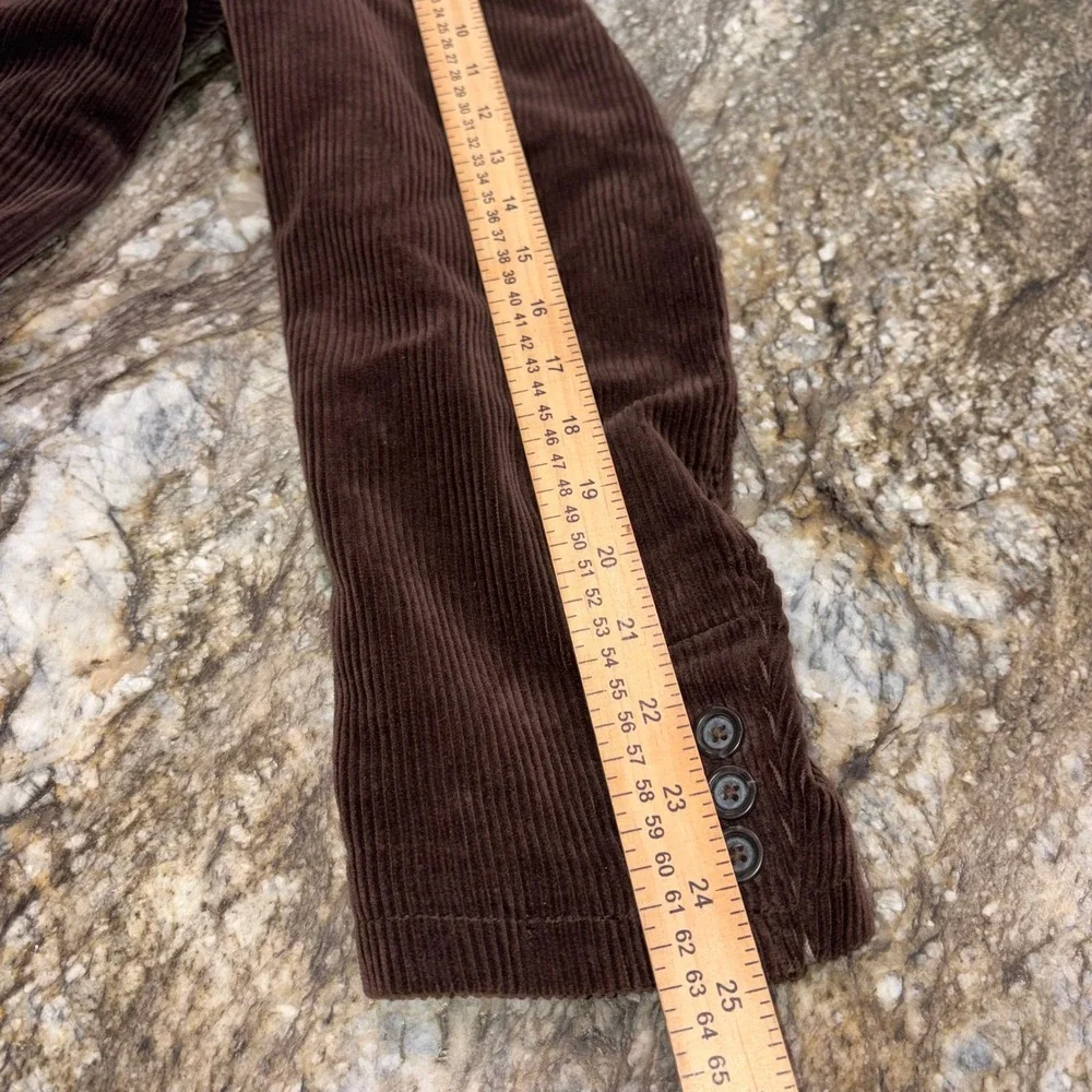 Vintage Gap Corduroy Blazer Mens Medium Brown 2 Button Sport Coat Jacket